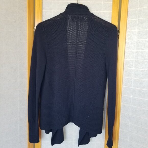 LOFT Black Open Front Cardigan - Picture 9 of 10